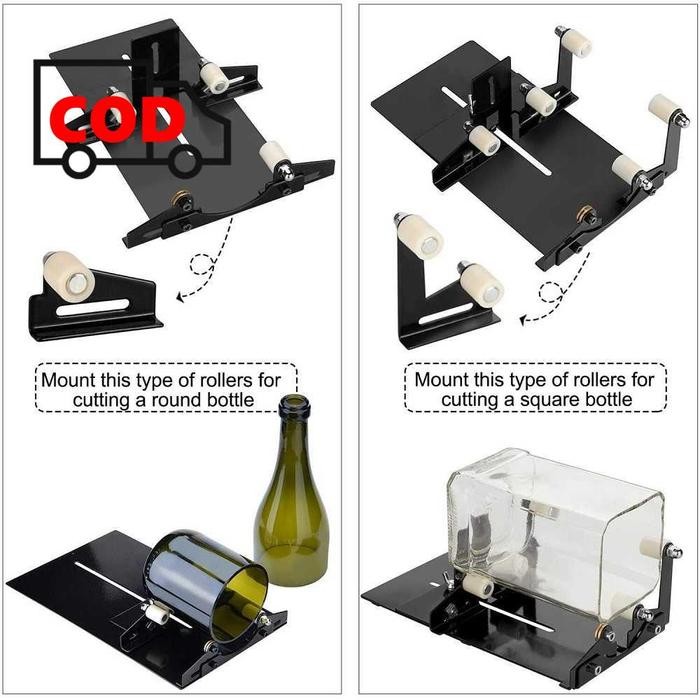 

Pemotong Kaca Alat Potong Botol Gelas Pisau Cutter Presisi Akurat Kerajinan Diy