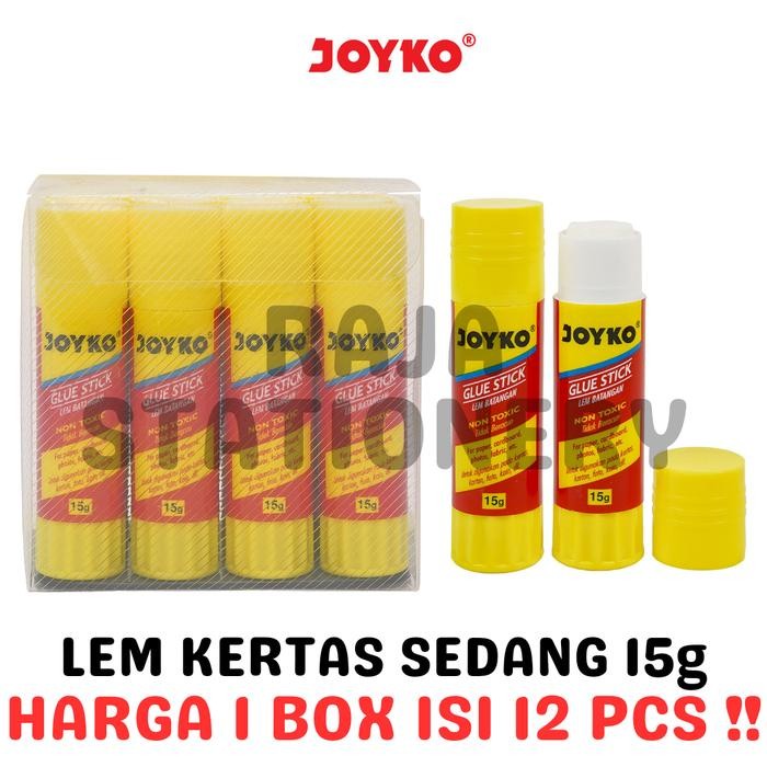 

GLUE ICK 15g LEM NG IK KERTAS GS15 LUSIN 12PCS