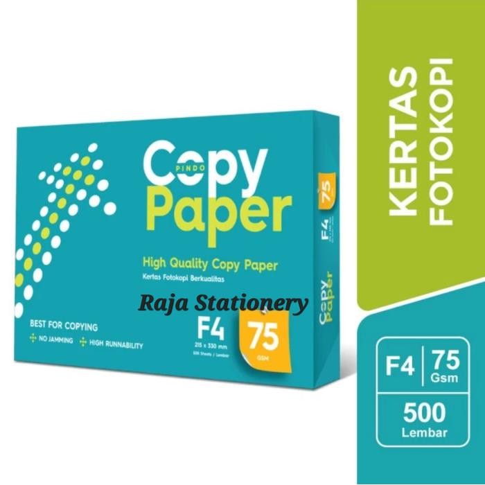 

Copy Paper A4 F4 75gr Kertas HVS A4 70gr 75gr F4 Kualitas PaperOne