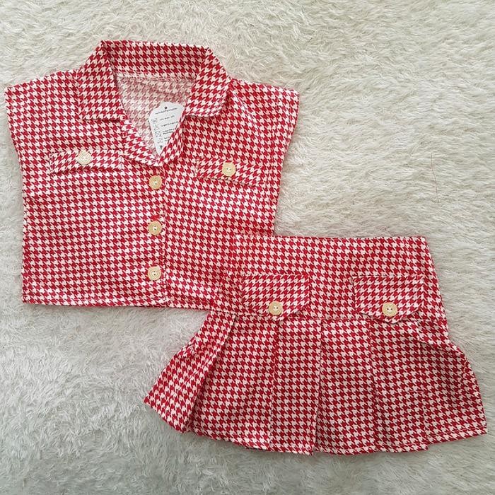 SETELAN ANAK PEREMPUAN NIRINA TWEED SET