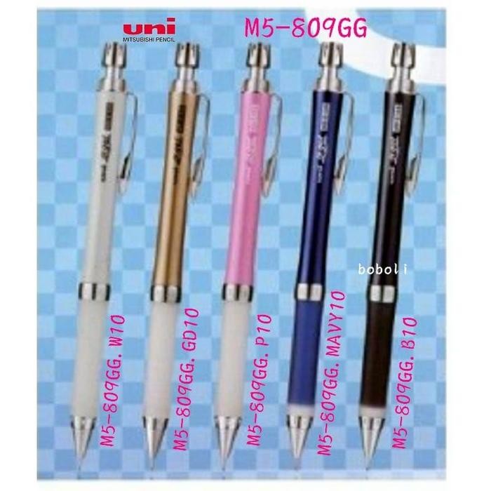 

Pensil Mekanik Alpha Gel Slim 0.5Mm M5-809Gg Uni Mithsubishi