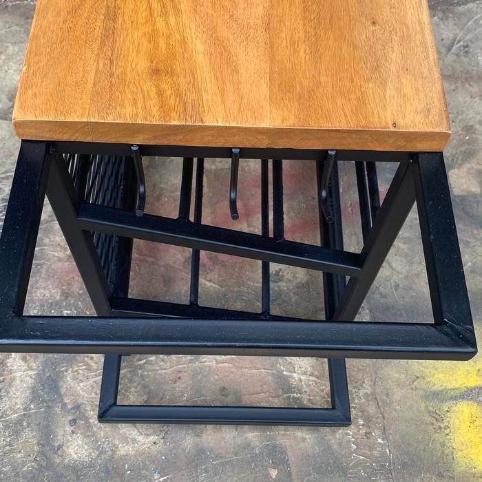 Custom rak sepatu - bench Kayu