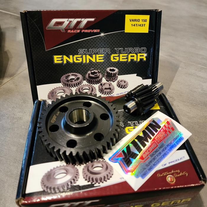 Gear Rasio QTT Vario 125 / 150 - Gear Box Vario 125 / 150 PCX 150 - ADV 150 GEAR BOX VARIO 125 150