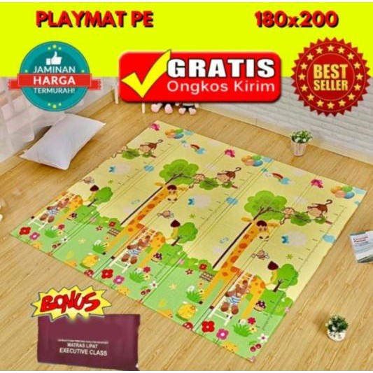 JooNE- Tikar Lipat Piknik Jumbo Tikar Lantai Plastik Tikar Spons Playma