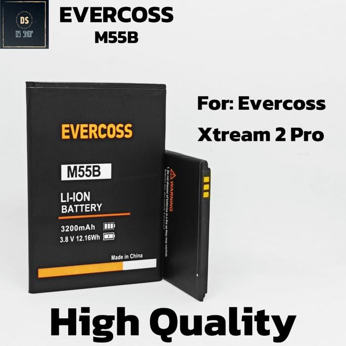 Mutu- Baterai Cross Evercoss M55B Original Batre Batrai Hp