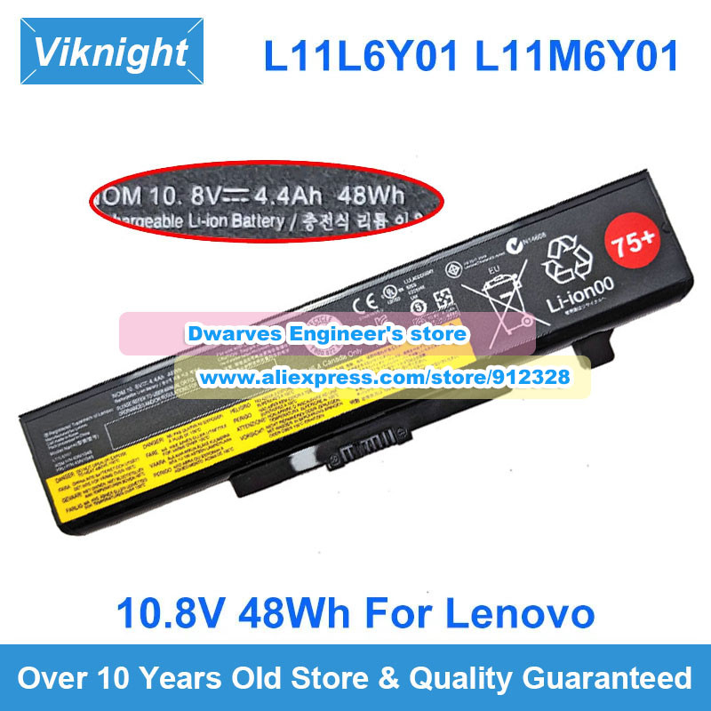 Genuine Battery For Lenovo Y580 Y480 Z480 Thinkpad G480 G485 G580 Z585 Y485N Y480P Y485P Y580N 10.8V