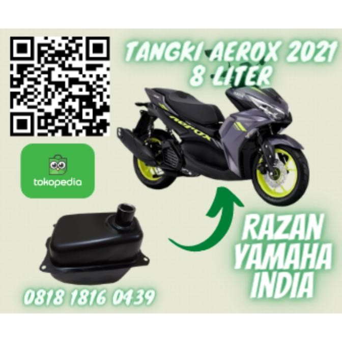 Tangki Tengki Tanki 8 liter NEW Yamaha Aerox 155 RAZAN YAMAHA INDIA