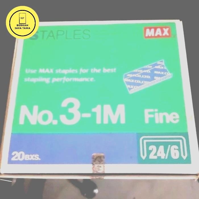 

Isi Staples Max No3 Sepak Isi20Dus Asli