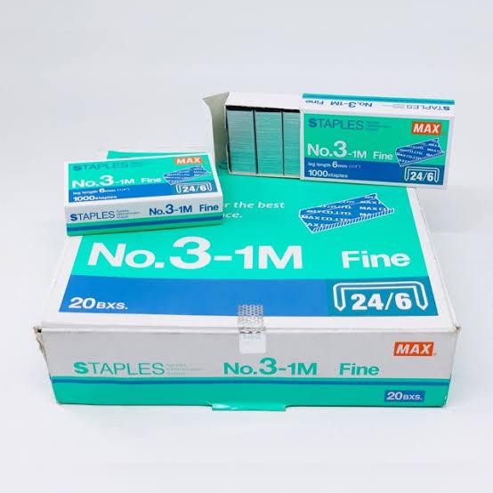 

Isi Stepler Max No 3 -1M ( 24/6 ) Original