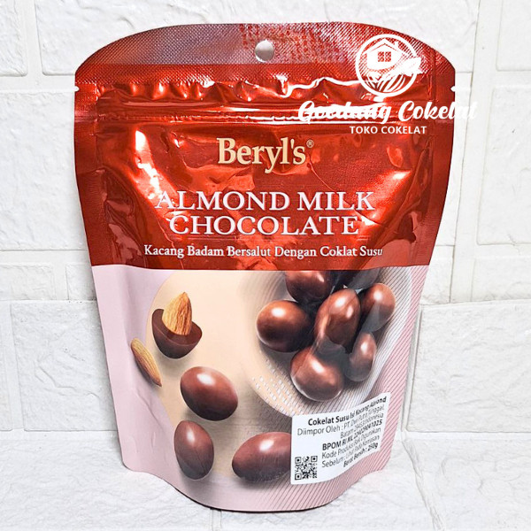 

Beryl's Beryls Coklat Cokelat Impor Malaysia Assorted Almond Raisin Milk Dark Chocolate Kemasan 250g