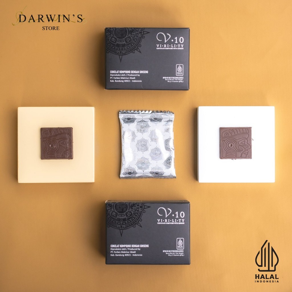 

Coklat V10 Ginseng 1Box Coklat Vten Coklat Original - Darwins Store
