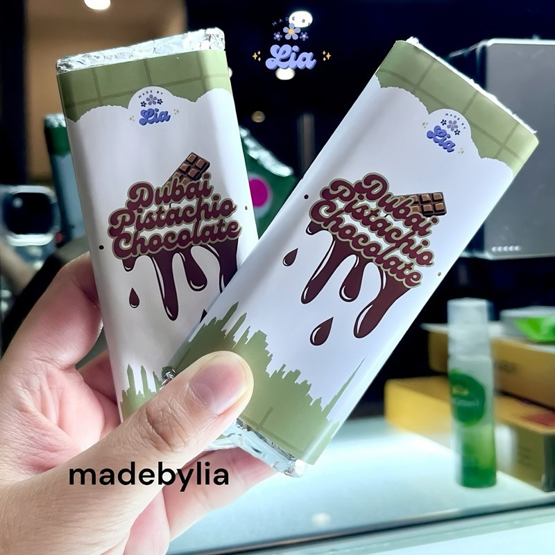 

READY COKLAT DUBAI KUNAFA PISTACHIO CHOCOLATE MEDIUM DUBAI COKLAT LOKAL MADEBYLIA.JKT HOMEMADE