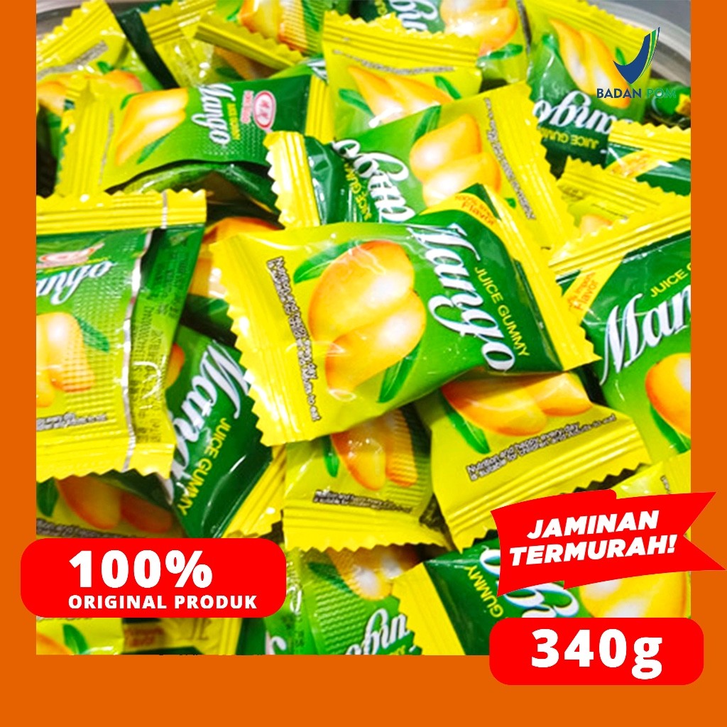 

PERMEN MANGGA JELI 340gram MANGO JELLY HONGMAO
