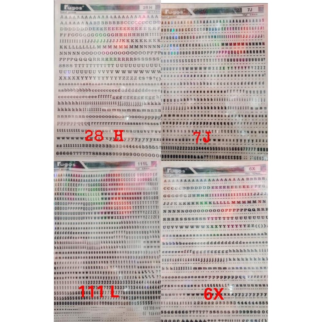 Siap- Rugos huruf edisi 2020