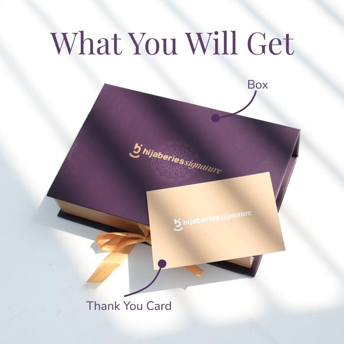 Gala Galore Gift Set - Hard Box Exclusive (Box Hampers Hijab)