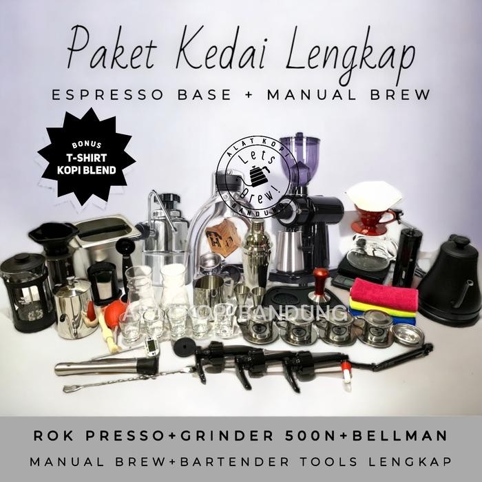 PAKET LENGKAP USAHA KEDAI KOPI ROK PRESSO B