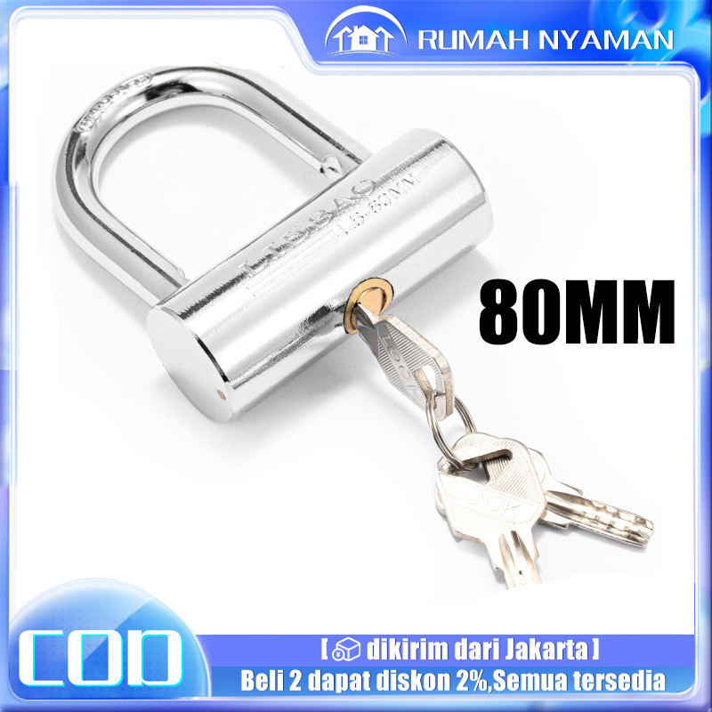 GEMBOK RUMAH PAGAR RUMAH GUDANG GERBANG GEMBOK STANLESS ANTI KARAT ANTI MALING GEMBOK ANTI