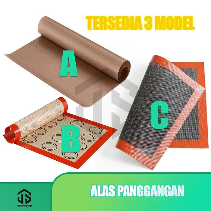 BnYkPilih- Parchment Alas Panggangan Reusable Oven Mat Cake Baking Anti Lengket