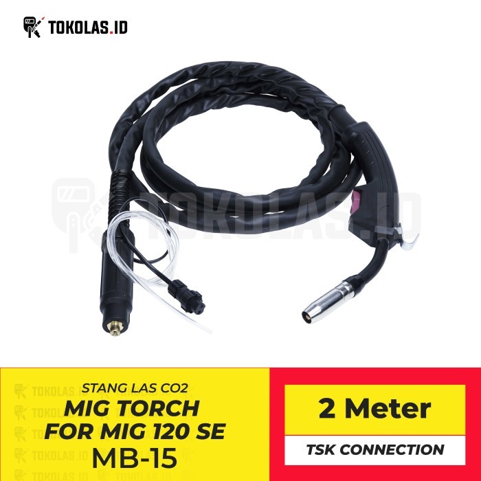 Paling Murah Stang Las Co2 Mig Torch Mb-15 Mb15 For Mig 120 Se Daesung