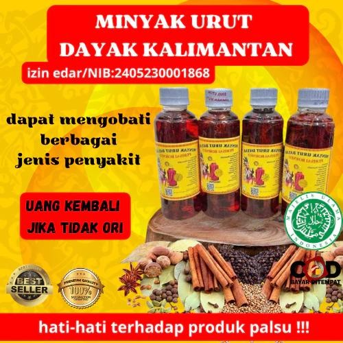 FREE ONGKIR Minyak Urut Dayak Asli Ibu Ida Ramuan Herbal Khas Kalimantan Minyak Pijat Zaitun BPOM
