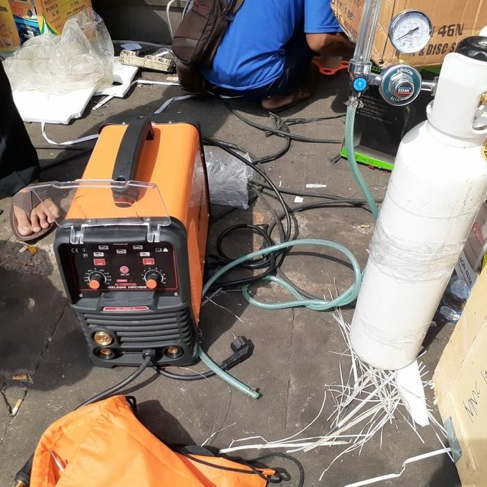 Populer Blackfoot Mesin Las Alumunium Besi Stainless Mig 180 Sny-Al Japan