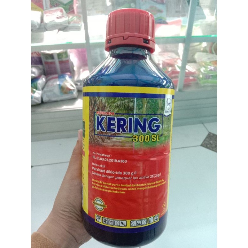 Herbisida Kontak KERING Paraquat Diklorida 300 SL 1 Liter