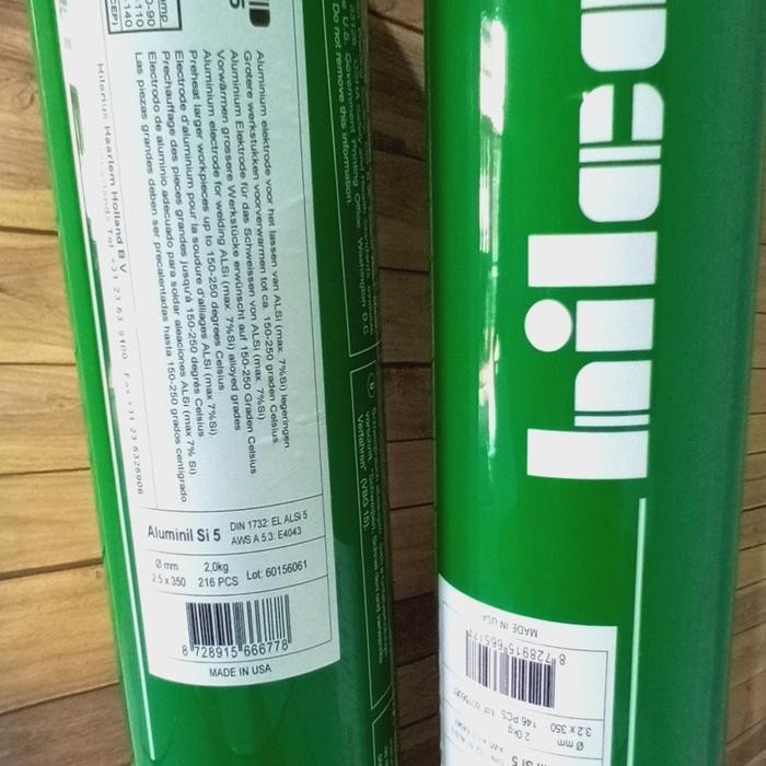 Berkualitas Kawat Las Aluminium 4043 2.5Mm Stick Electrode Listrik