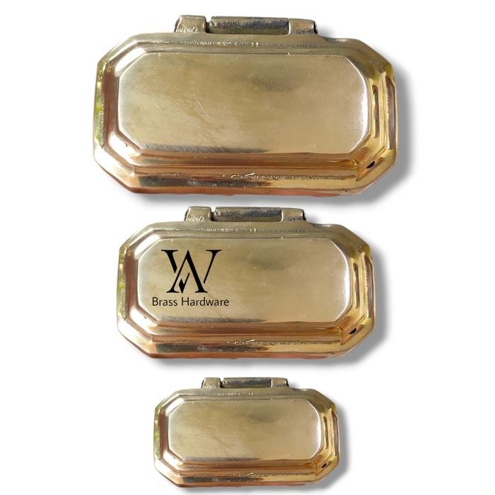 Tempat Nginang Model Kuno Bahan Kuningan Warna Kuning 1 Pcs