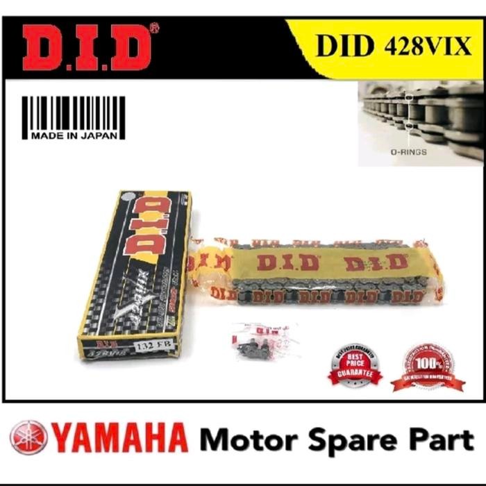 Original Rantai Did 428Vix 130L Oring Tring 428 Vix Standard Sealed