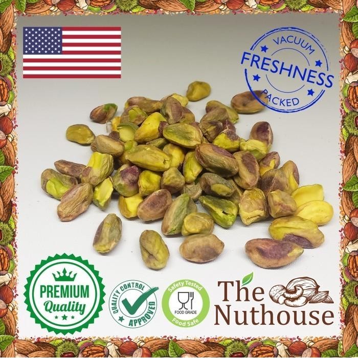 

Pistachio ROASTED Whole Kernels US No Shell / Kacang Pistachio Panggang Matang Tanpa Cangkang