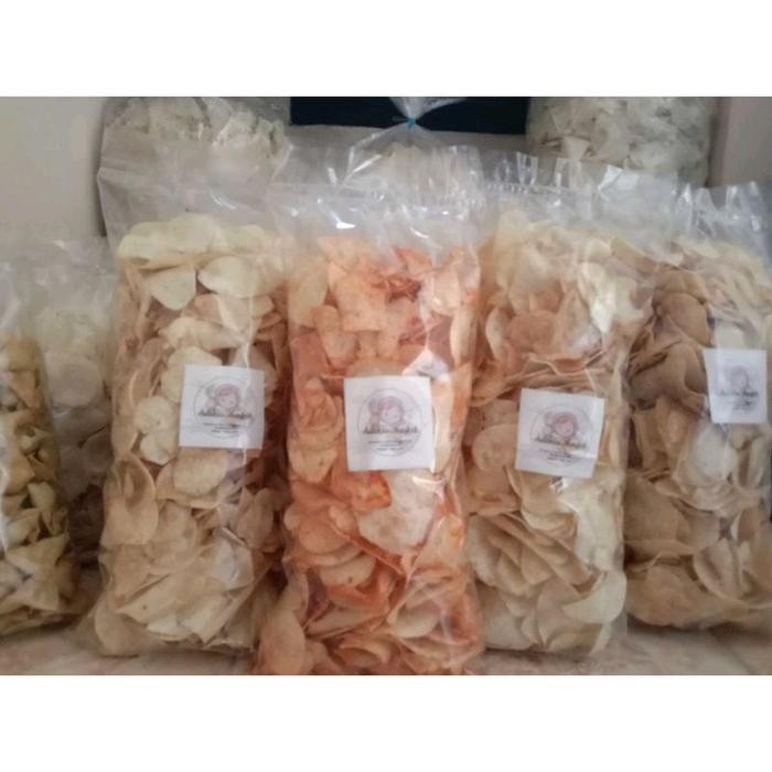 

Keripik Talas 1kg ada 5 varian rasa