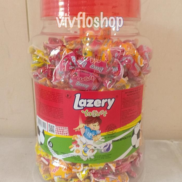 

Permen Lazery Yogurt (Mirip Sugus) Kemasan Toples isi 200 pcs