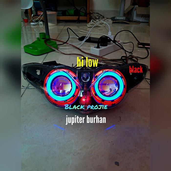 REFLEKTOR JUPITER Z / LAMPU DEPAN JUPITER BURHAN PLUS PROJIE LED