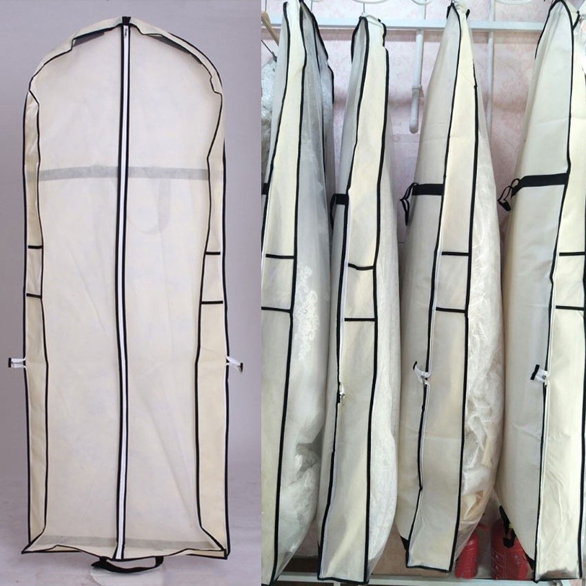 Purvisco - Cover Gaun Pengantin Bridal / Cover Gantungan Gaun Baju / Tas Pembungkus Dress Pengantin