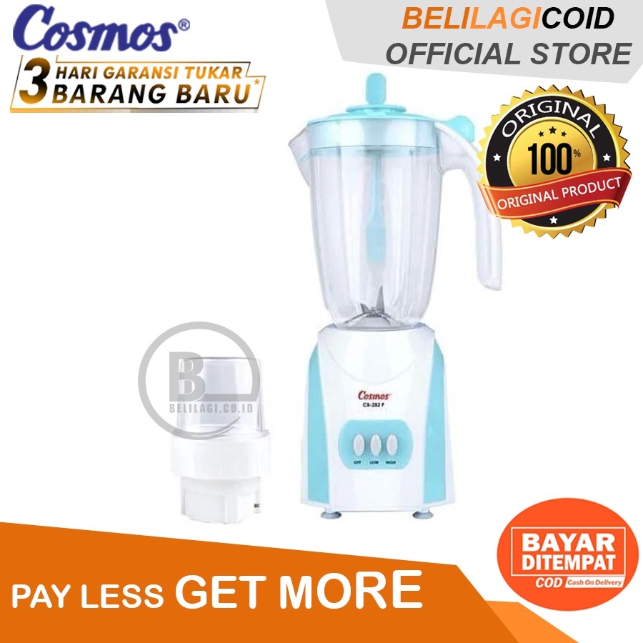 Cosmos Blender Plastik 2in1 CB 281 P / Blander Cosmos ORIGINAL CB-281P / Blender Murah Cosmos 2in1