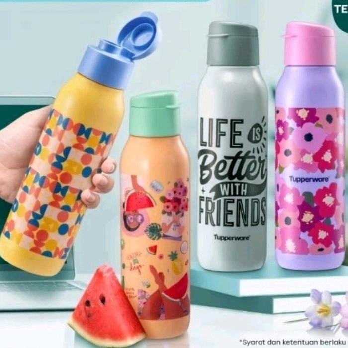Eco Fancy 750Ml Ecer 1Pcs / Botol Minum Tupperware / Botol Minum Viral / Botol Minum Anak /
