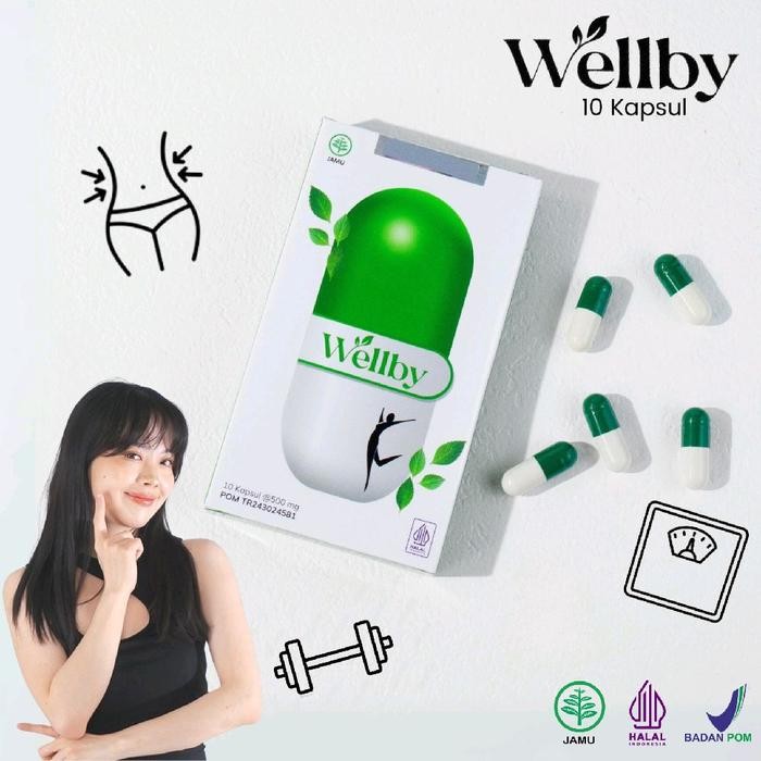 TERMURAH WELLBY Pelangsing dan Penurun Berat Badan Diet Herbal BPOM HALAL CN880