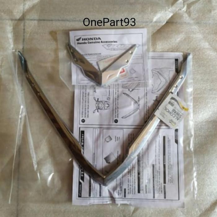 PREMIUM Paket Garnish Headlight dan Garnish Front Steering Vario 125 150 Old