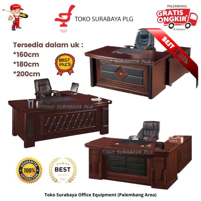 ASLI Meja Pejabat Meja Kerja Meja Kantor Meja Direktur Import Meja Esselon READY STOCK