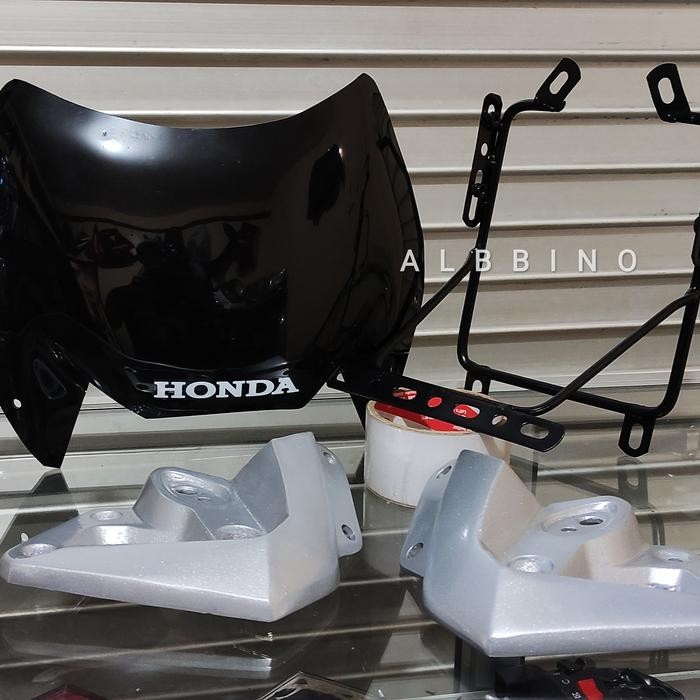 PREMIUM Bracket lampu Kupingan Visor Tiger PNP Verza Megapro Mono CB150R old