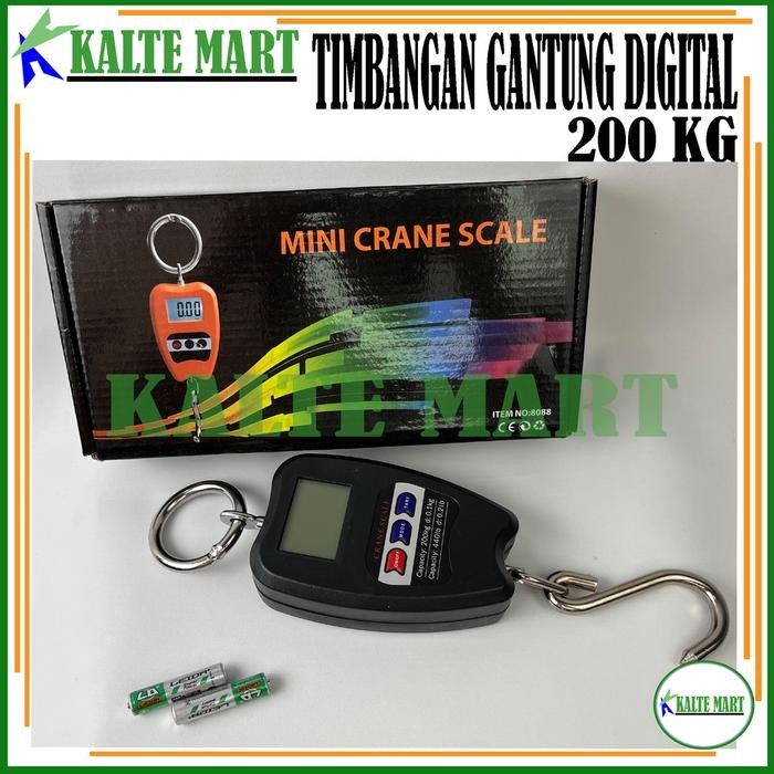 Timbangan Gantung Digital 200Kg Timbangan Gantung Barang 200Kg