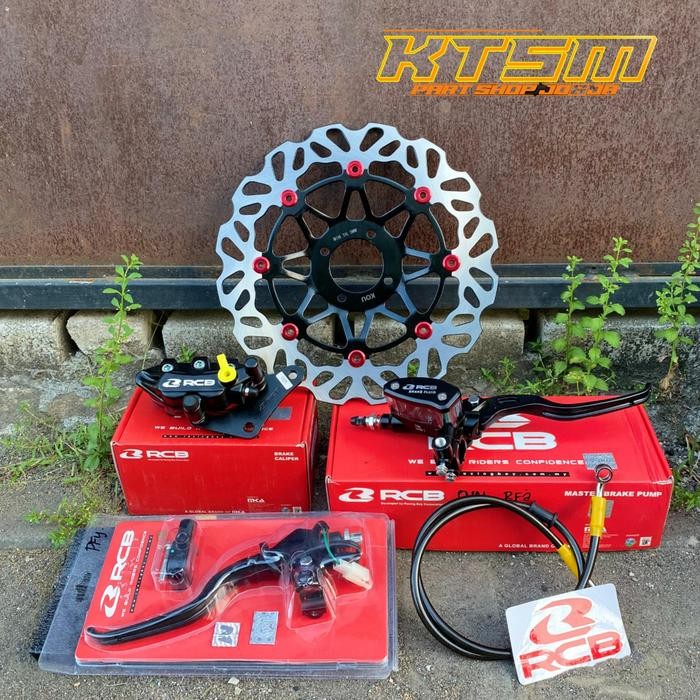 Paket master rem kaliper rcb rx king set pengereman tinggal rakit