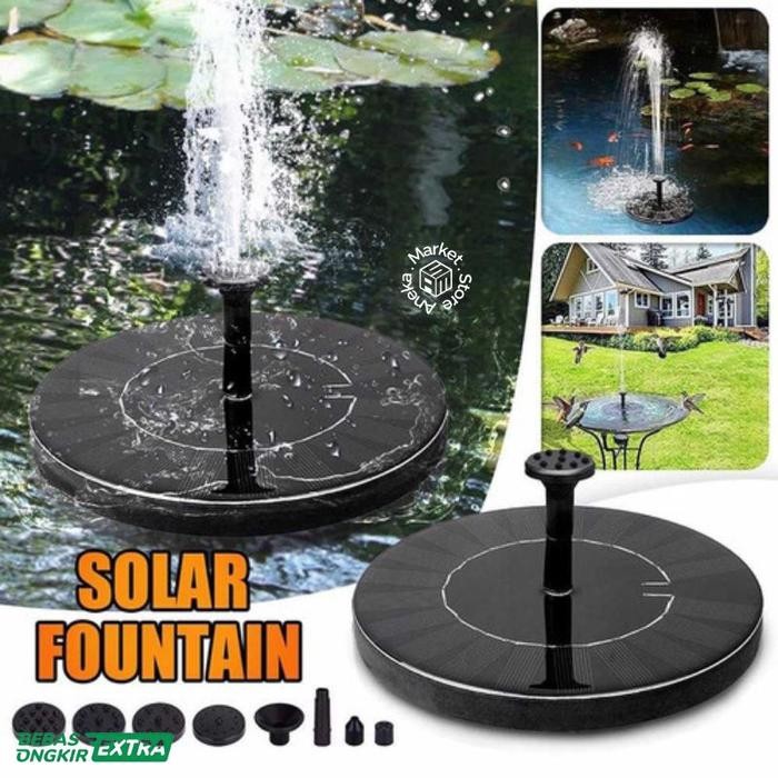 Pompa Air Mancur Kolam Taman Tenaga Surya Matahari Solar Cell