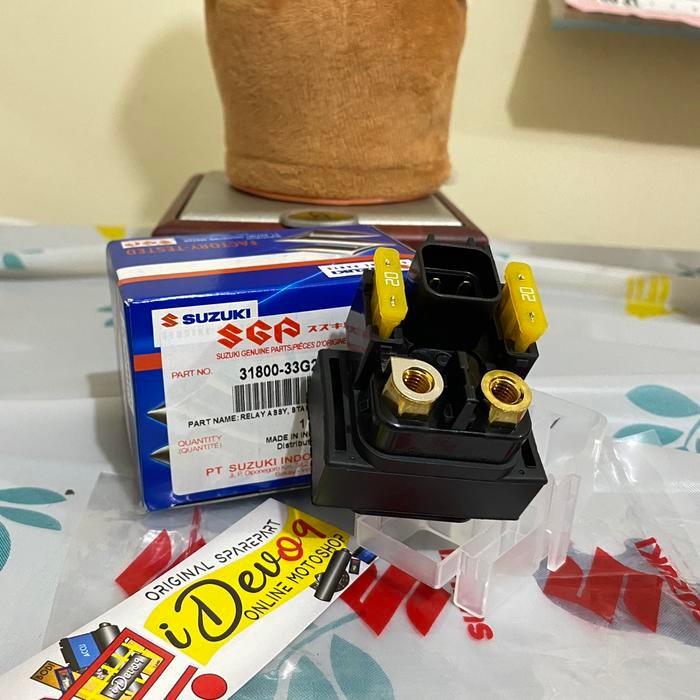 Bendik Stater Gsx Satria Fu Fi Injeksi Relay Starting Assy Ori Sgp
