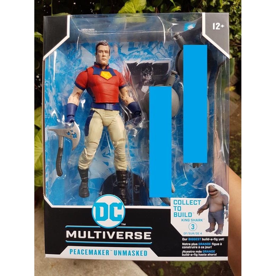 DC Multiverse Peacemaker Unmasked N King Shark Suicide Squad McFarlane