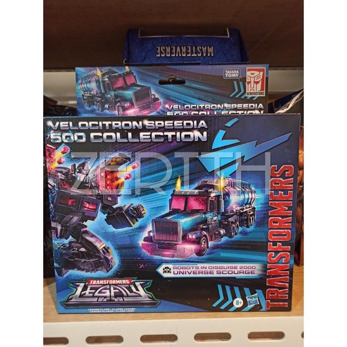Transformers Legacy Velocitron Speedia 500 Scourge Black Convoy