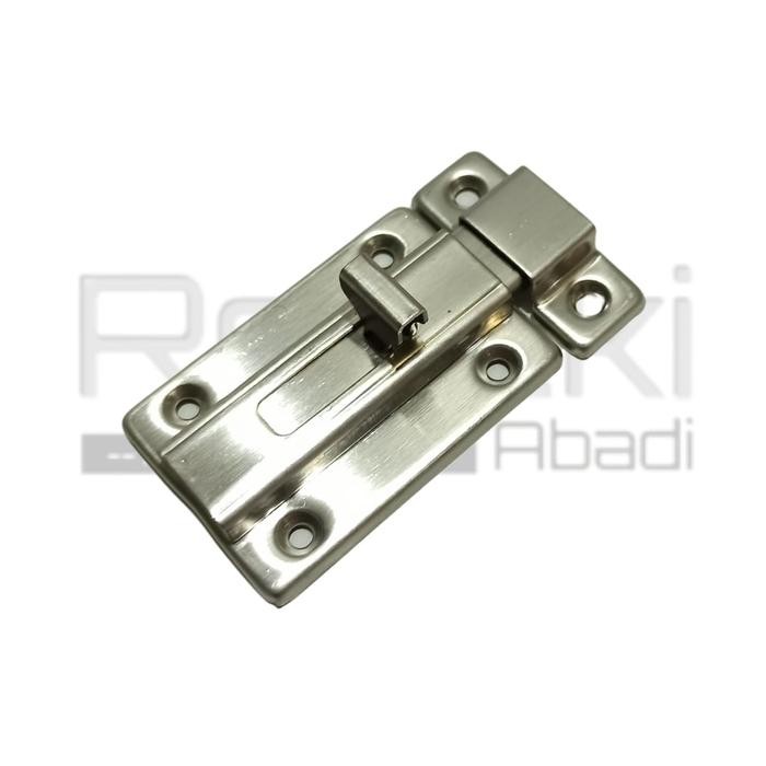 Grendel Pintu Stainless - Slot Pintu WC - Selot Pintu Kamar Mandi *