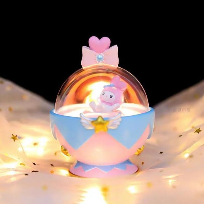 MINIATUR LAMPU KARAKTER SANRIO / HIASAN LAMPU MEJA CINNAMOROLL KUROMI *