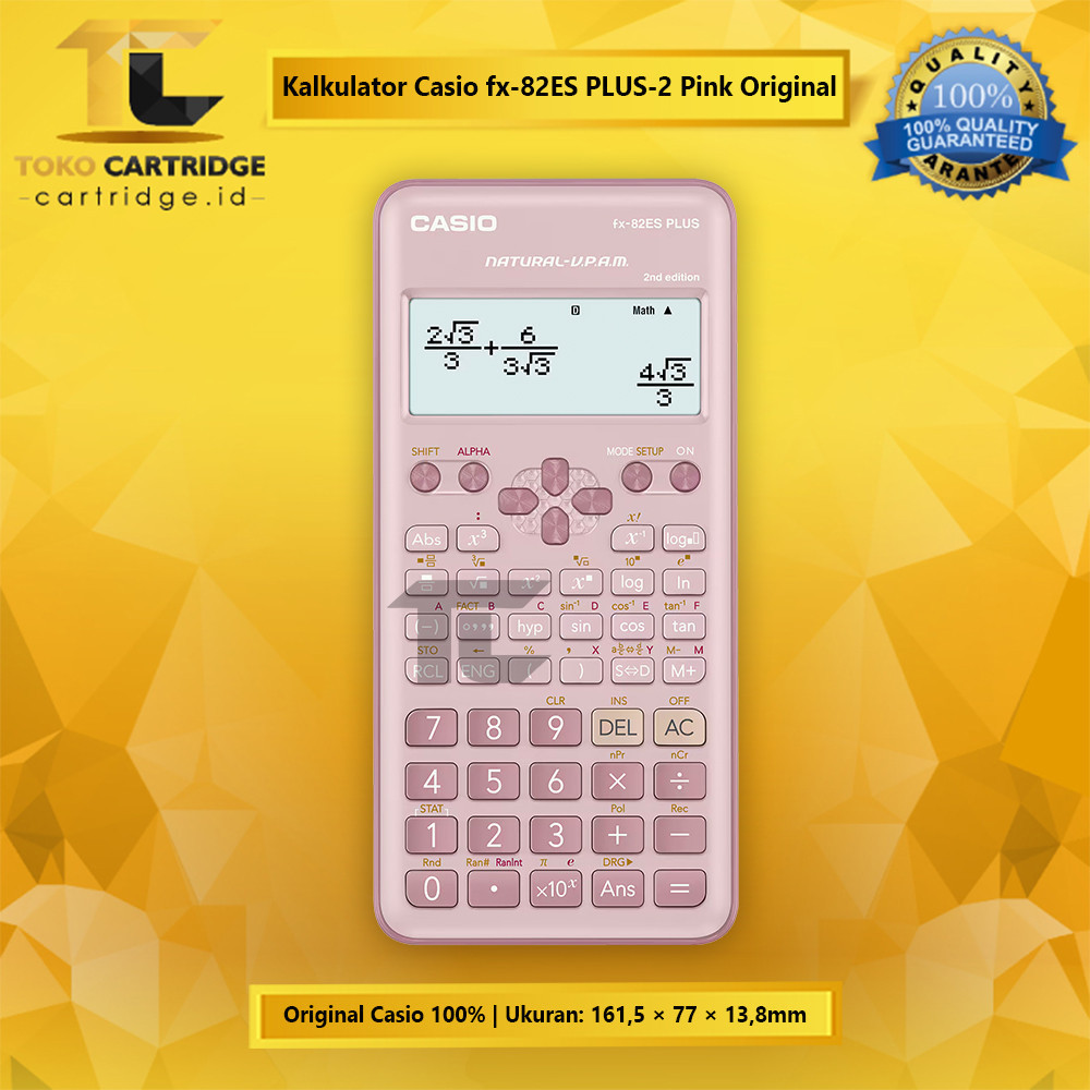 

Kalkulator fx 82ES PLUS-2 12 Dit Calculator Scientific Kalkulator Ilmiah FX 82ES Plus 2 12 Dit