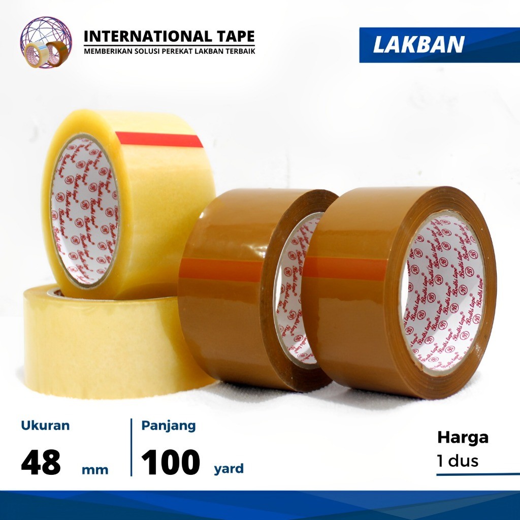 

Plakban OPP lakban BODHI 48mm x 100 yard TAPE "PERDUS" /